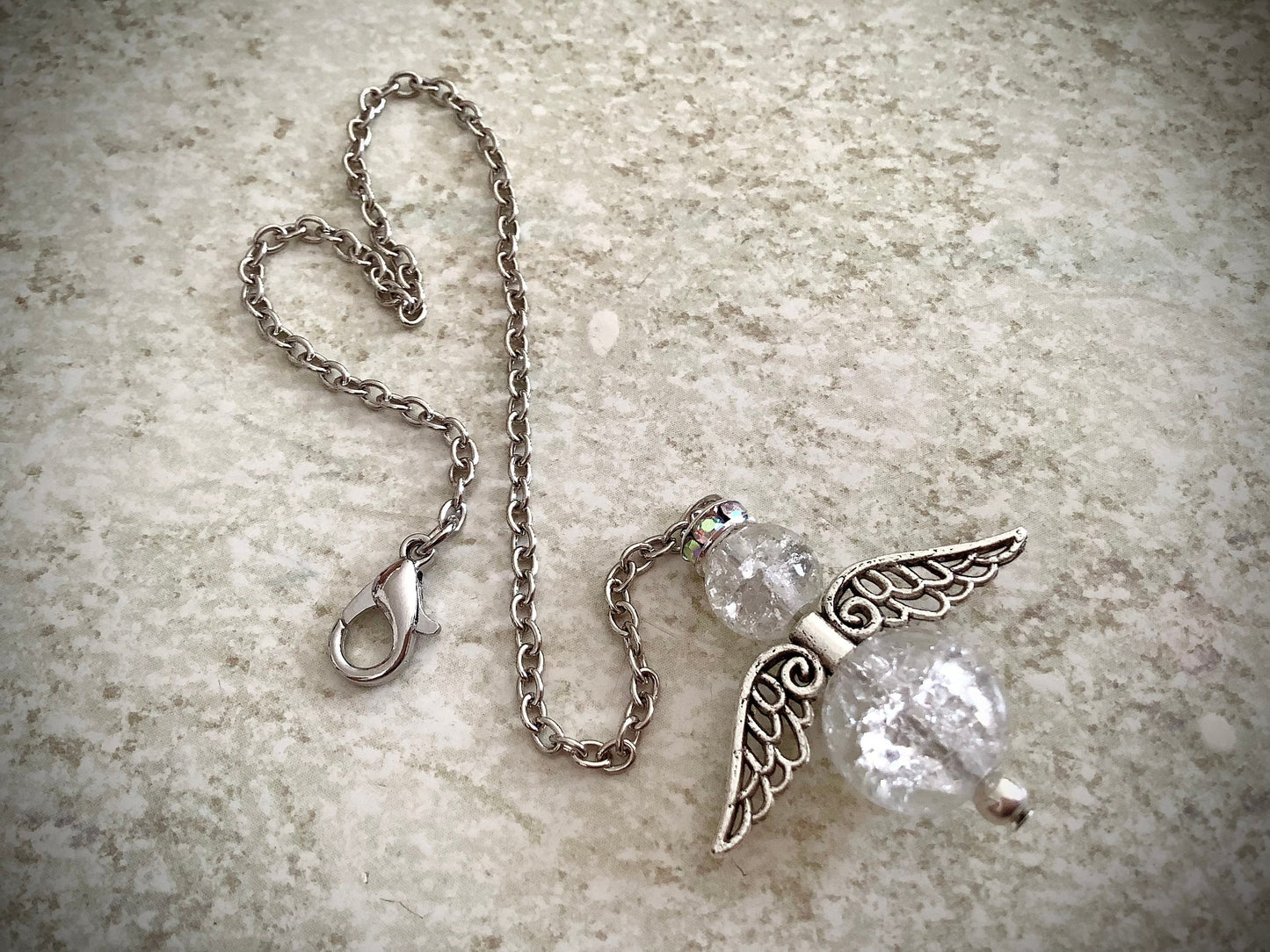 Rear View Mirror Angel Charm, Angel for car, car mirror ornament, Window Hanging Ornament, Drive Safe AngelGift, An Angel to watch over you