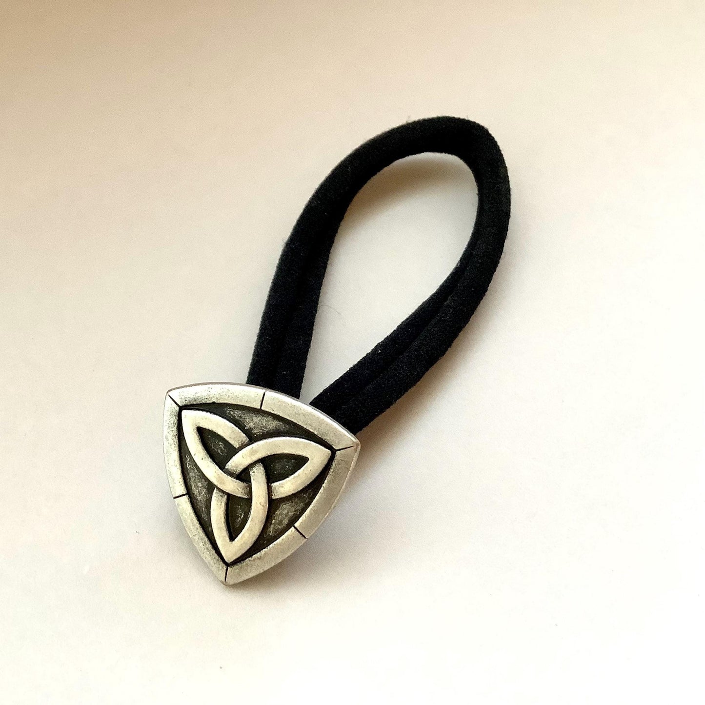 Pony Tail Holders, Celtic Hair Ties, Trinity Knot, Viking Hair, Gothic Hair Accessories, Eternity Knot, Spiritual Protection, Triquetra Knot