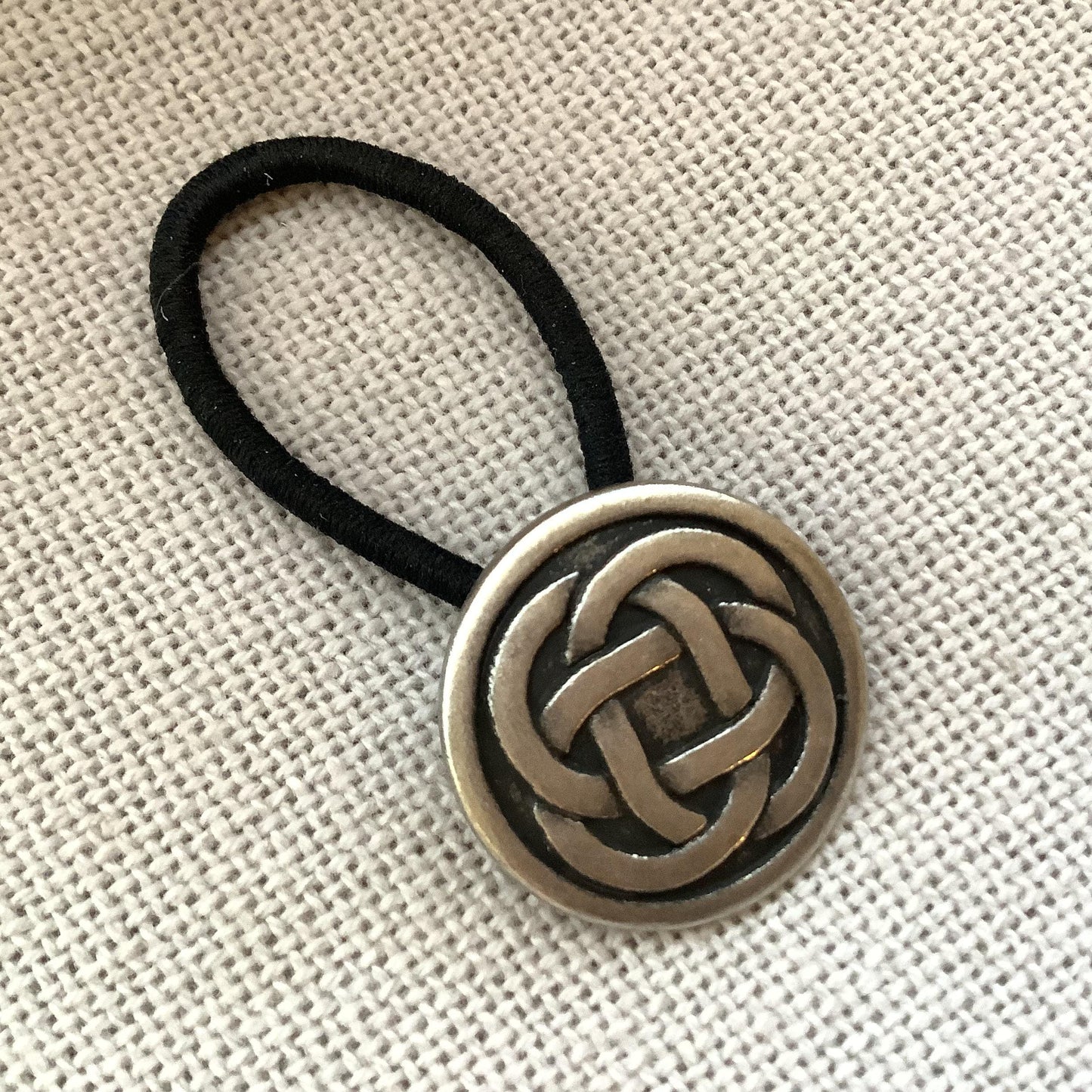 Pony Tail Holders, Celtic Hair Ties, Celtic Knot, Viking Hair, Gothic Hair Accessories, Eternity Knot, Spiritual Protection