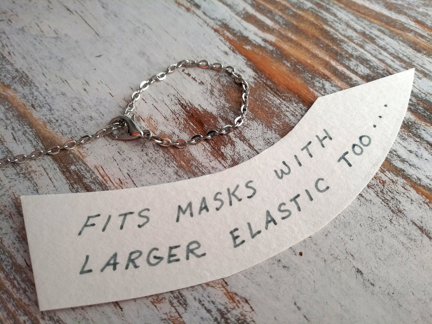 Simple Mask Chain, Face Mask Chain Necklace / Face Mask Strap, Detachable Necklace Chain, mask holder, face mask chain, thin mask chain, USA