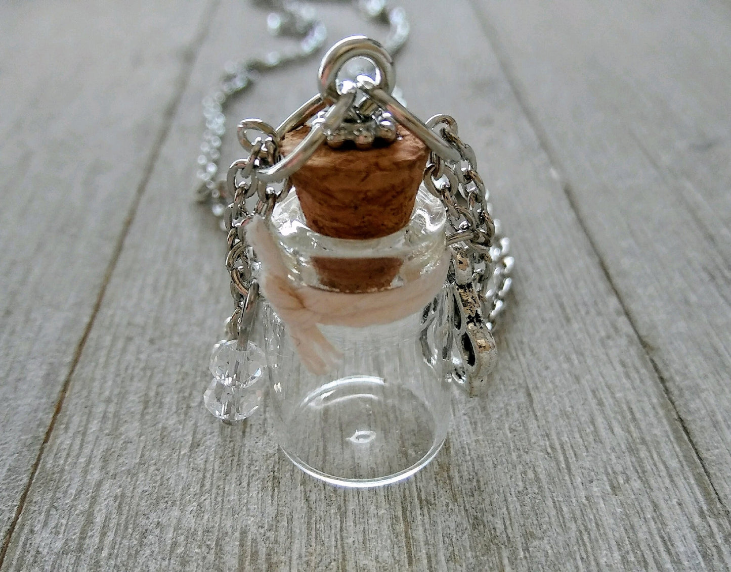 Pet Loss Gifts Pet Memorial Jewelry Memory Pet loss Necklace Lock of Hair Jar - Tiny Jar For Your Pet's Fur-Open and Close-able-Refillable