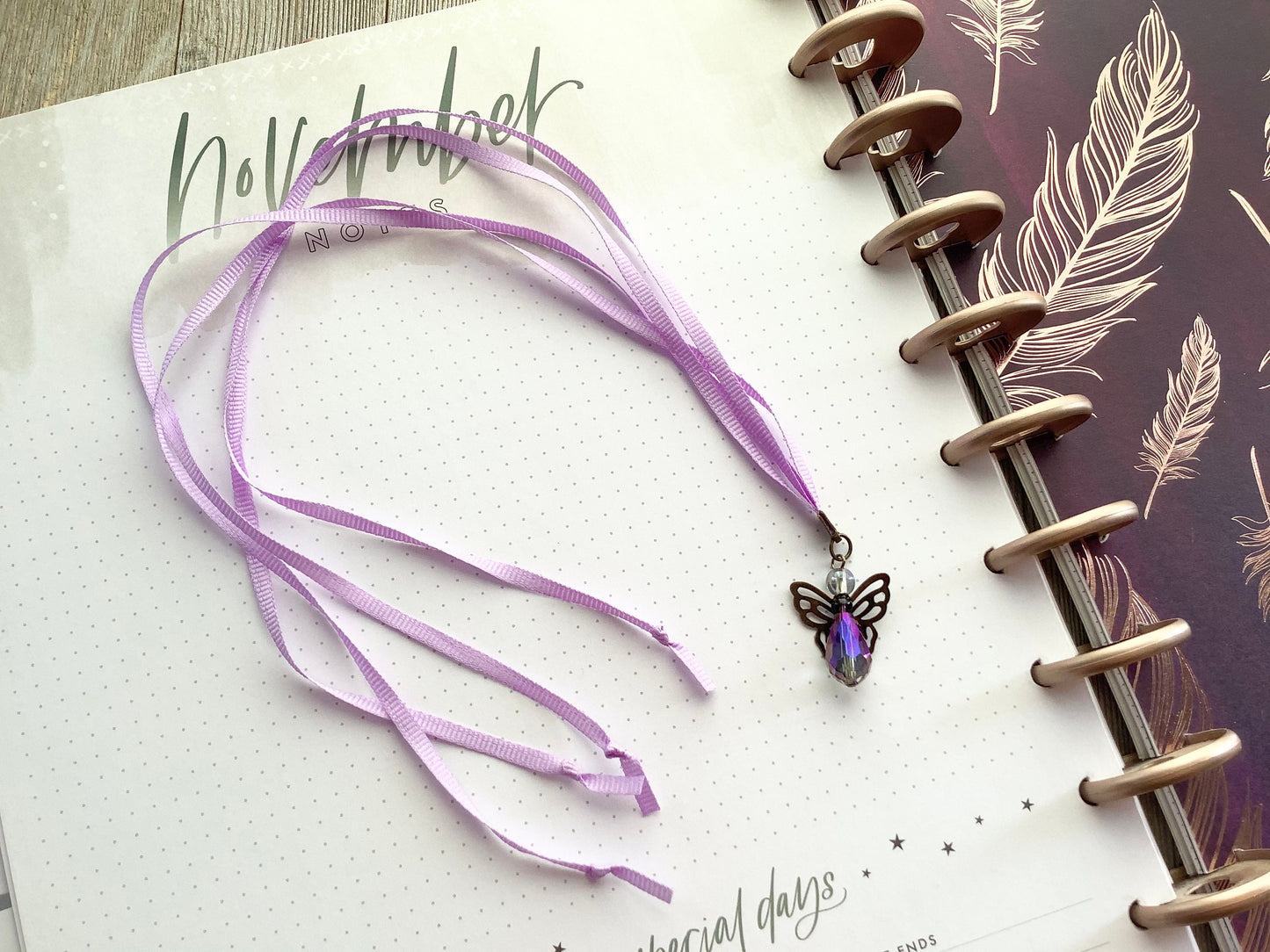 Planner Bookmark, multiple page marker, page keeper, fairy bookmark, planner accessories, book jewelry, bible bookmark, crystal bookmark