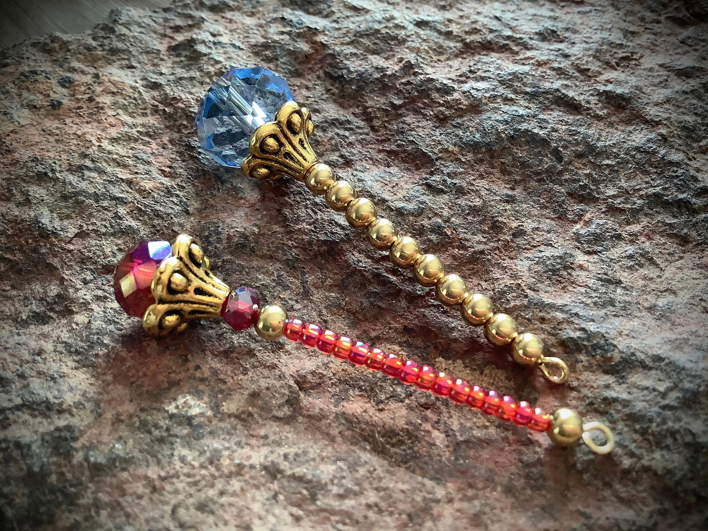Dental Assistant Gift, Dentist Gift, Dentist Office Decoration, Mini Magic Wands, Glass Crystal Tiny Wands Jewelry, Unique Miniature Wand