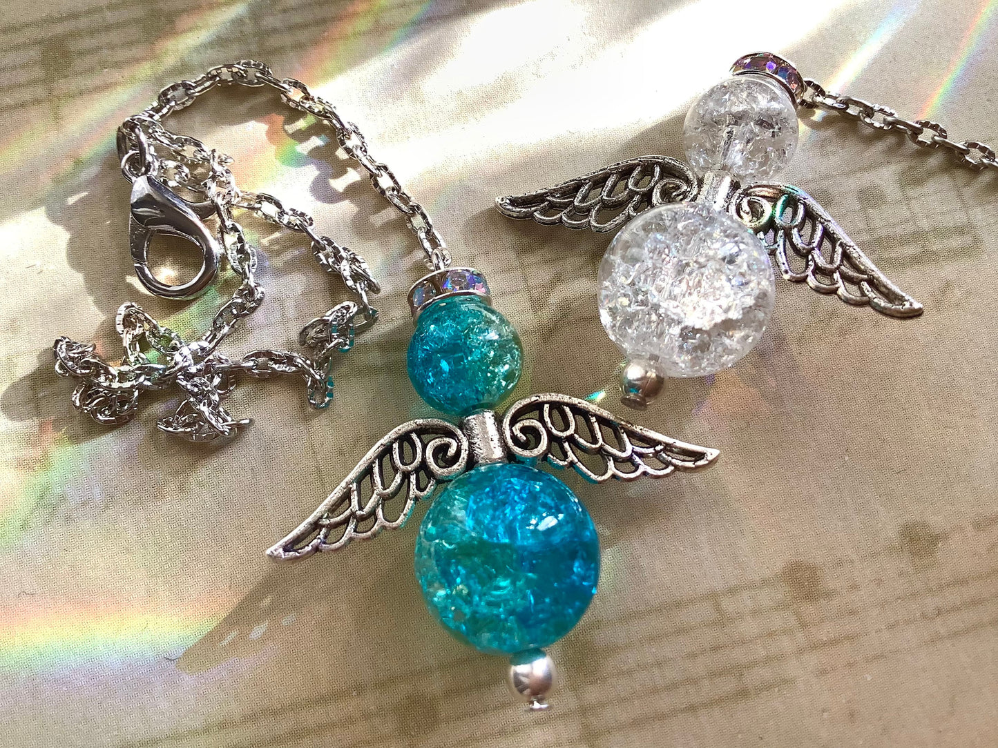 Rear View Mirror Angel Charm, Angel for car, car mirror ornament, Window Hanging Ornament, Drive Safe AngelGift, An Angel to watch over you