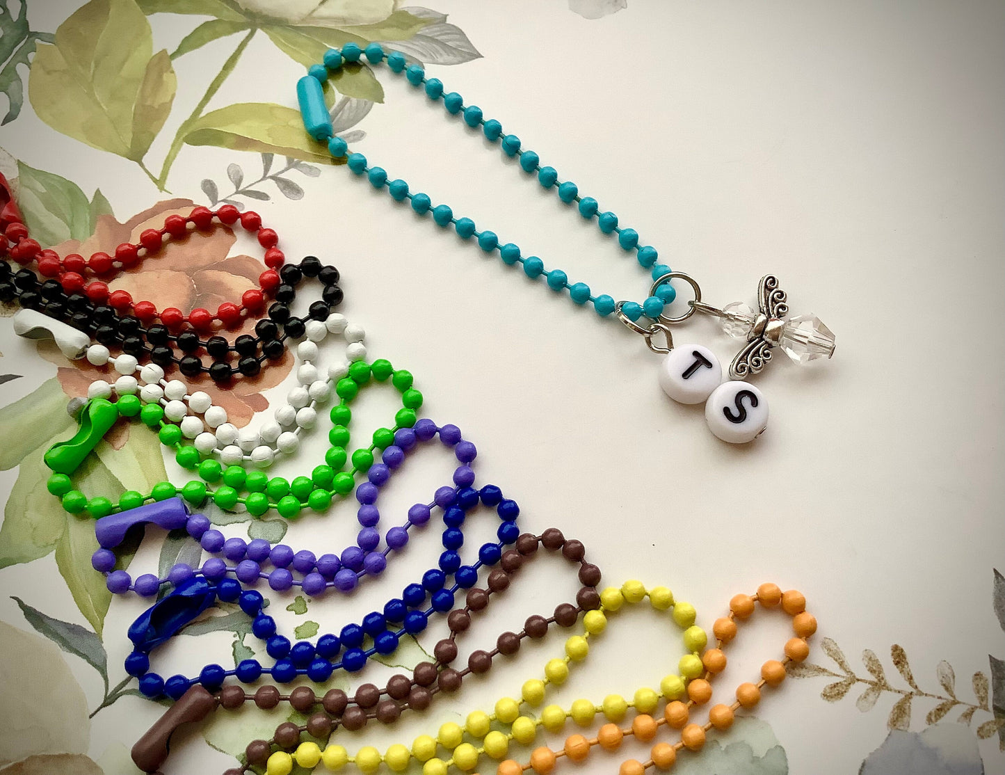 Letter Charms Accessories for Stanley Cup Double Initial Name ID Personalized Handle Charm for Stanley Tumbler, Many colors to choose from